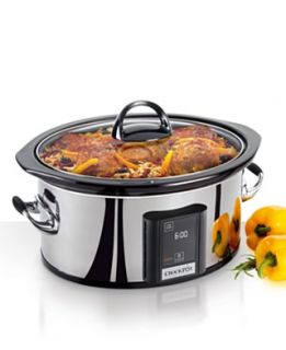 Crock Pot SCVT650 PS Slow Cooker, 6.5 Qt. with Touch Screen Technology