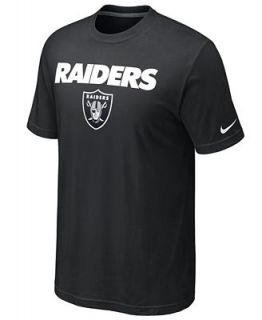 Nike NFL T Shirt, Oakland Raiders Authentic Logo Tee