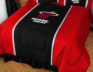 Miami Heat Sideline Bedding Comforter Cover