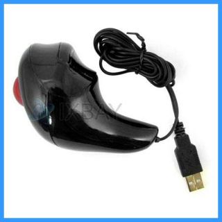 Laptop PC Optical Hand Held USB Mouse Mice w Trackball