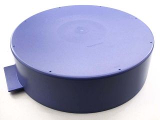 Tupperware Microwave Steamer w Colander Lid—Blue Green White—RARE