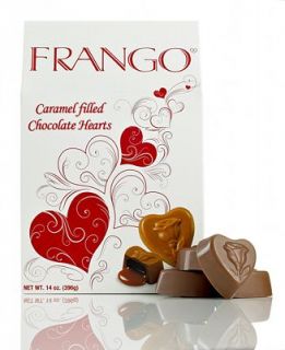 Frango Chocolates, Valentine 14 oz Caramel Hearts Box of Chocolates