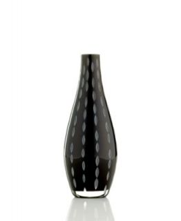 Sasaki Stitch Black Vase, 8.5   Collections   for the home