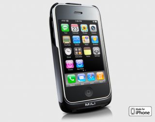 Mili Power Skin Backup Battery Jacket 1200mAh Black for iPhone 3G 3GS