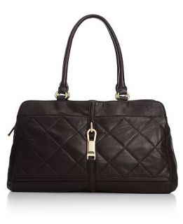Calvin Klein Handbag, Luxe Lamb Quilted Satchel   Handbags
