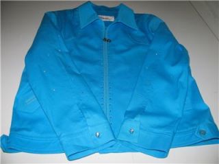 Mili Designs Turquoise Jacket M