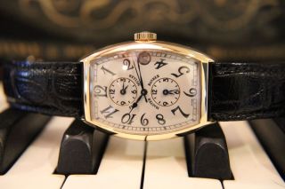Master Banker 18K Yellow Gold Triple Time Zone 5850 MB 2011