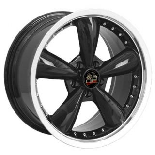 20 8 5 10 Black Bullitt Wheels Bullet Rims Fit Mustang® GT 94 04