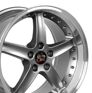18 x9 10 Anthracite Cobra R Style Wheels Deep Dish Fits Mustang® GT