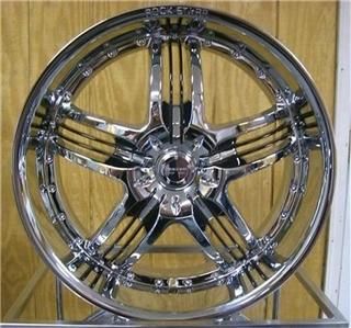 20 inch Rims and Tires Wheels 4o GM Ford Chrome 41O