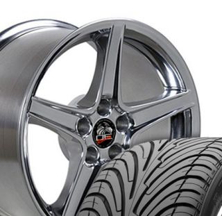 18 Polished Saleen Style Wheels Tires Rims Fits Mustang® GT