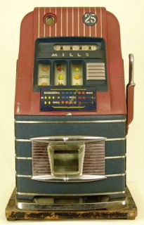 1948 Mills Jewel Bell Antique Quarter Slot Machine