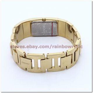 DKNY Gold Cystal Bangle Watch Ladies Bracelet NY4416 Authentic