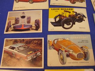Lot of 42 Vintage Topps World on Wheels Car Trading Cards Hot Rod
