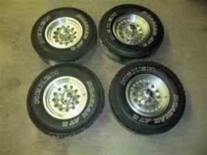 Pacer 16x7 Alum 8 Lug Wheels Rims w Tires GMC Chevy