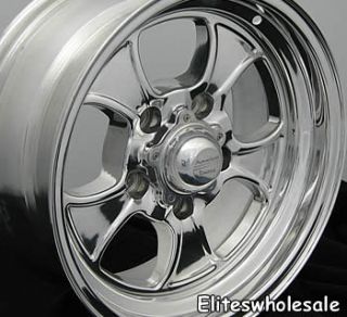 16x7 Polished Wheels Rims Hopster 5x4 75
