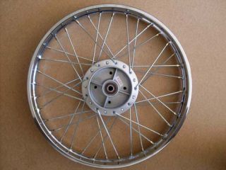 You are bidding on a complete REAR wheel (1.40x17) as shown