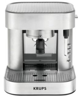 Krups XP5220 Espresso Machine, Precise Tamp Stainless   Coffee, Tea