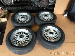 86 91 Mazda RX7 Wheels Rims with Tires Mesh Stock Factory 15