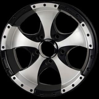 15x6 15 Black Wheel Trailer Wheels Style 136 5x4 5
