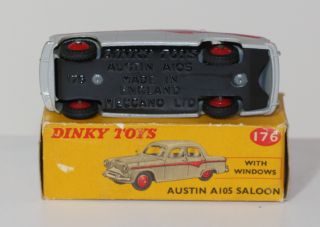 Dinky Toys 176 Austin A105 Grey Red Flash Wheels