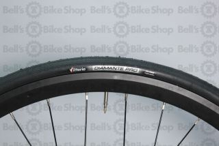 Vittoria Diamante Pro II Folding Road Bike Tire Black 700 x 25c Road