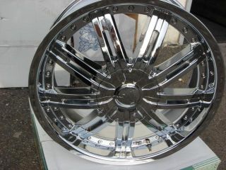 24 inch Rims Tire Pkg 5x114 3 5x115 5x120 Velocity 800