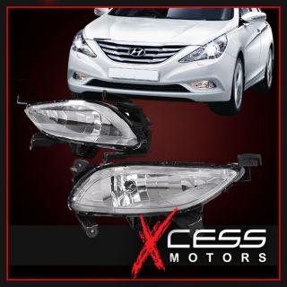 OE Style Clear Lens Driving Fog Lights Kit Fit for 2011 2012 Sonata