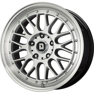 New 17x7 5 5x120 Drag Dr 45 Silver Wheels Rims