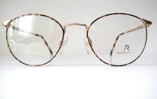 Rodenstock Titanium Eyeglasses Frames Spectacles Round Vintage Mens