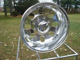 Ford Chevy Dodge 16 8 on 6 5 BP Dually Polished Wheels 167 Ion