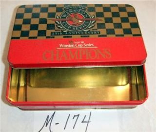 NASCAR Winston Cup 25th Anniversary Ed Tin Box