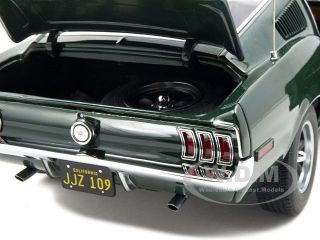 Brand new 118 scale diecast model of 1968 Ford Mustang GT Bullitt