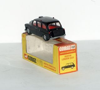 Corgi Toys 418 Whizzwheels Black FX4 Austin London Taxi