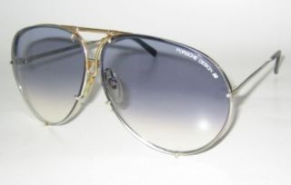 Vintage Porsche Design Carrera Sunglasses Aviator Austria Large Silver