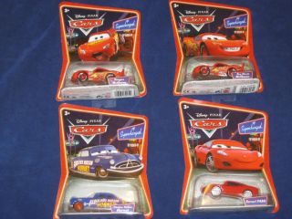 PIXAR CARS Lot (15) SUPERCHARGED 2nd Set MOC New HTF Lghtning McQueen