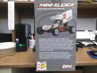 Brand New in Box Team Losi Mini Slider 1 18 Scale RTR Sprint Car