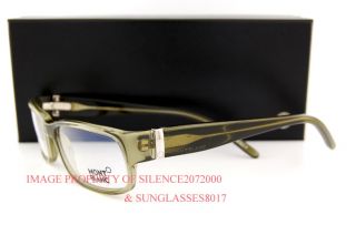 New Mont Blanc Eyeglasses Frames 210 769 Olive Men