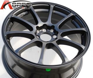 17 G Force Style Black Wheel Fit 4x100 Honda Civic SI Fit Scion XA XB