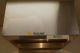 ft Stratovent Fire Suppression Hood Vent System