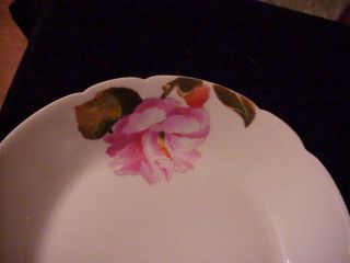 Limoges Haviland China 2 Rimmed Soup Floral Pink