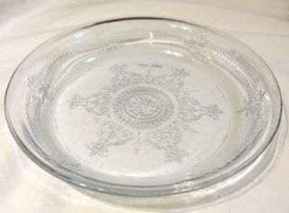 Vintage Fire King Glass Philbe Sapphire Pie Plate