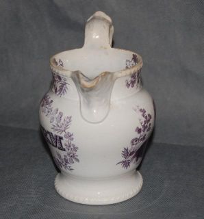 English Staffordshire Pearlware Lord Russell Reform Jug