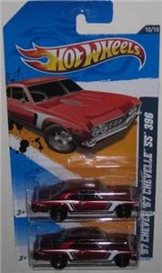 Hot Wheels 67 Chevelle SS 396 Muscle Mania GM 12 1 64 Scale Mattel