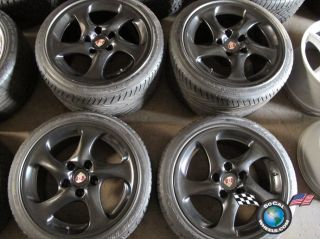 911 996 GT2 Factory 18 Wheels Tires 18x12 Hollow Spoke OEM Rims