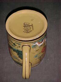 Scarce 1909 Buffalo Pottery Deldare Ware Mug The Fallowfield Hunt