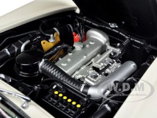 Brand new 1:18 scale diecast model car of Mercedes 190 SL White die