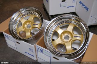 WORK Meister S1 3 Piece JDM Wheel 19x10 +0 and 19x11 +0mm Nissan 350Z