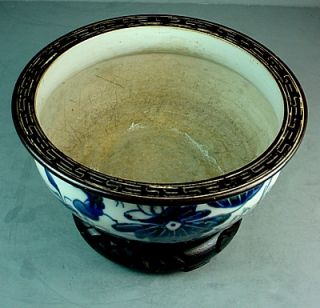 Japanese Edo Arita Sometsuke KO Imari Porcelain Bowl