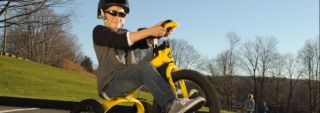 This is an all new three wheeled cycle that is designed for hands free